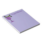 Opmerking: Pad-Halloween heks Notitieblok (Schuin)