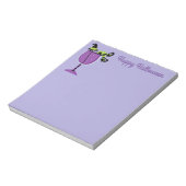 Opmerking: Pad-Halloween heks Notitieblok (Linkerzijde)