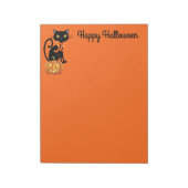 Opmerking: Pad-Halloween kat Notitieblok (Linkerzijde)
