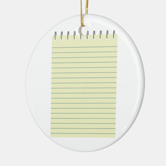 Opmerking Pad Keramisch Ornament (Links)