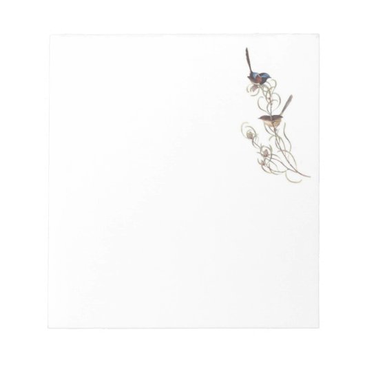 Opmerking Pad met blauwe lens Notitieblok (Voorkant)