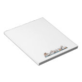 Opmerking Pad met Varkens Notitieblok (Schuin)