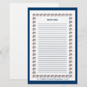 Opmerking Pad - Ontwerp 3 Briefpapier (Voorkant / Achterkant)