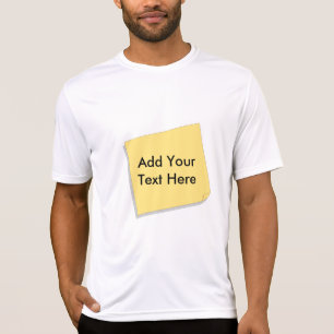 Opmerking plaatsen Je eigen tekst toevoegen T-shirt