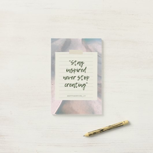 Opmerking Post-it® Notes (Op bureau)
