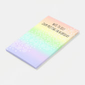 Opmerking: Rainbow Post-it Notes, zelf-Blursday Post-it® Notes (Schuin)