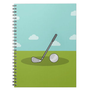 Opmerking schendt golf notitieboek