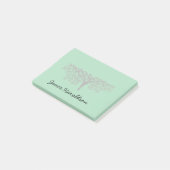 Opmerking - stamboom met naam post-it® notes (Schuin)