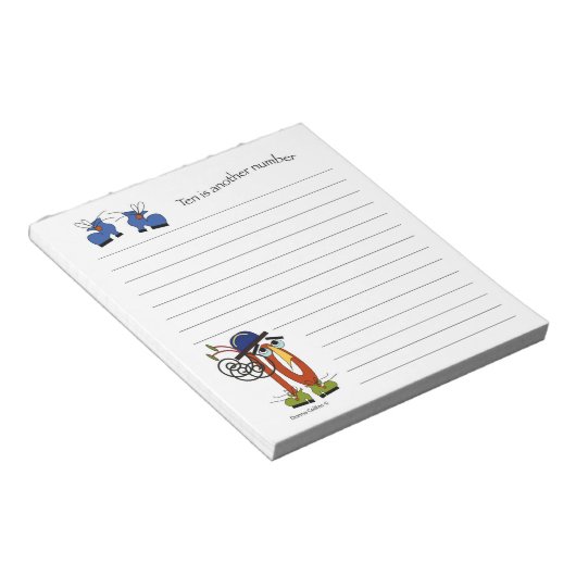 Opmerking: tien notitieblok (Schuin)