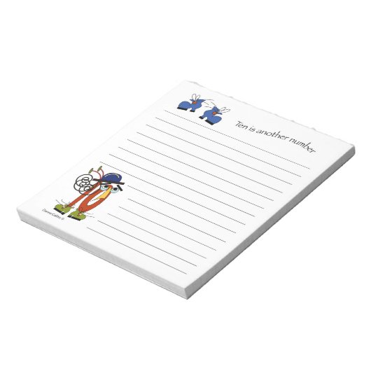 Opmerking: tien notitieblok (Linkerzijde)