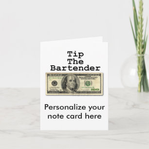 Opmerking: TIP DE BARTENDER! Kaart