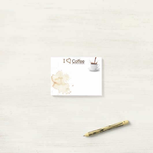 Opmerking van Certified Coffee Lover na IT® Post-it® Notes (Op bureau)