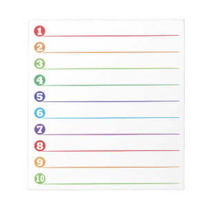 Opmerking van de basislijst om lijst uit te voeren notitieblok