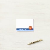 Opmerking van de Basketball-coach Post-it® Notes (Op bureau)