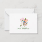 Opmerking van de docent notitiekaartje (Voorkant)