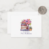 Opmerking van de docent notitiekaartje (Voorkant / Achterkant in situ)