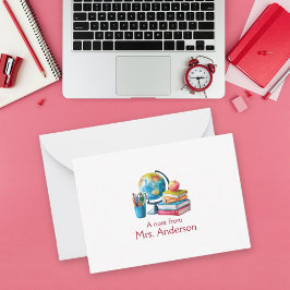 Opmerking van de docent notitiekaartje