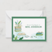 Opmerking van de docent notitiekaartje (Voorkant)