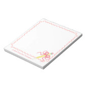 Opmerking van de docent | Potlood met strik Notitieblok (Linkerzijde)