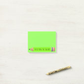 Opmerking van de leraar post-it® notes (Op bureau)