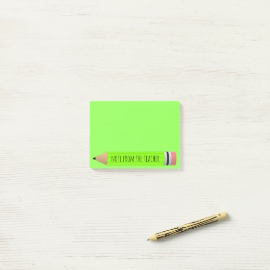 Opmerking van de leraar post-it® notes (Op bureau)