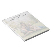 "Opmerking van de mammie van", Aangepaste kleurenf Notitieblok (Schuin)