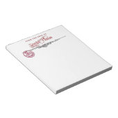 Opmerking van de Santa Notitieblok (Schuin)