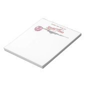 Opmerking van de Santa Notitieblok (Linkerzijde)