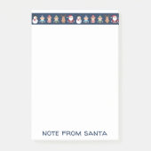 Opmerking van de Santa Post-it® Notes (Voorkant)
