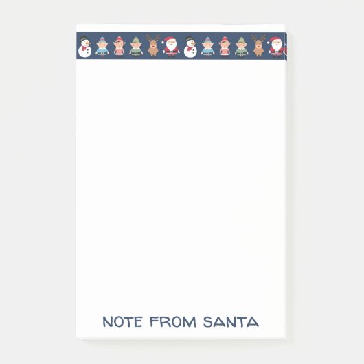 Opmerking van de Santa Post-it® Notes (Voorkant)