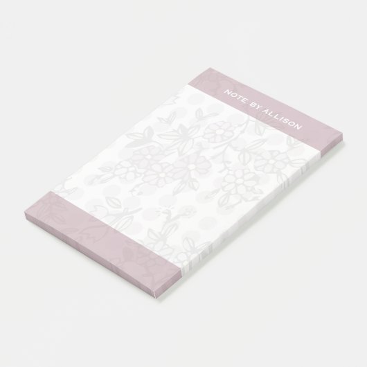 Opmerking van "Jouw naam" Post-it® notes (Schuin)