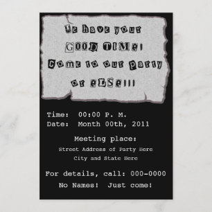 Opmerking van Ransom voor partij Kaart