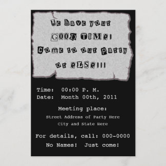 Opmerking van Ransom voor partij Kaart