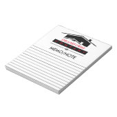 Opmerking voor Black Roof Memo Notitieblok (Linkerzijde)