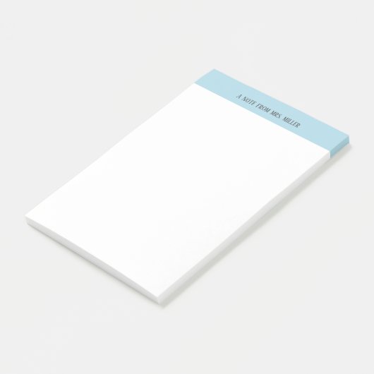 Opmerking voor gepersonaliseerde leraar post-it® notes (Schuin)