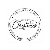 Opmerking voor het retouradres van de pretronde vo rubberstempel (Afrduk)