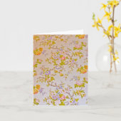 Opmerking voor Regenportkaart, briefkaart (Gele Bloem)