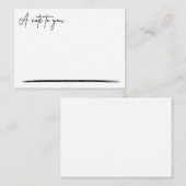 Opmerking voor u - Notecard Notitiekaartje (Voorkant / Achterkant)