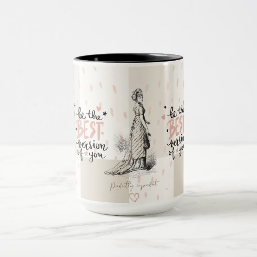 Opmerking voor zichzelf mok (Midden)