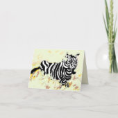 Opmerking: Vrijheid van de Zebra Notitiekaartje (Voorkant)