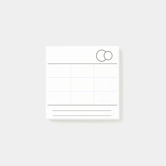 Opmerkingen achteraf van Storyboard Post-it® Notes (Voorkant)