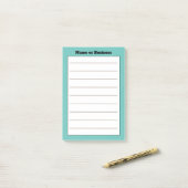 Opmerkingen bij aangepaste bedrijfsnamen post-it® notes (Op bureau)