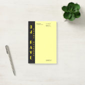 Opmerkingen bij DJ Event Planner Post-it® Notes (Kantoor)
