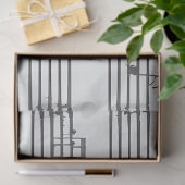 Opmerkingen bij het muziekblad ontkoppelen tissuepapier (Geschenk)