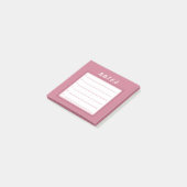 Opmerkingen bij roze crute post-it® notes (Schuin)