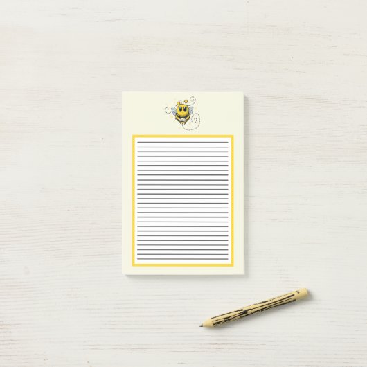 Opmerkingen bijen na het gebruik post-it® notes (Op bureau)