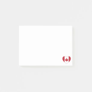 Opmerkingen Canada Flag Heart Post-it Post-it® Notes