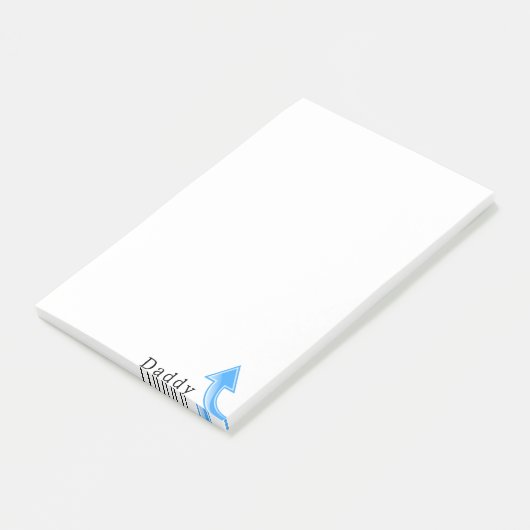 Opmerkingen Daddy Honey Do Pijl Lijst Post-it® Notes (Schuin)