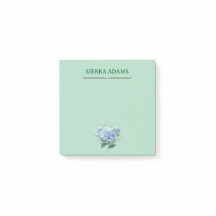 Opmerkingen – Hydrangea Floral op Mint Green