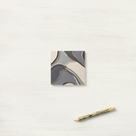 Opmerkingen in stijlvolle grafiek post-it® notes (Op bureau)